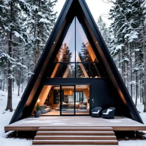 Sharp Snowy Shelter