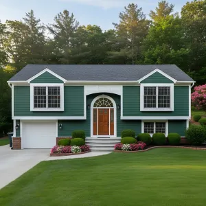 Forest Jade Split-Level Ranch