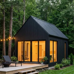 Forest Lantern Black Gable Studio