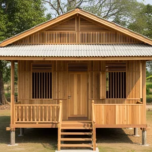 Little Lumber Lodge with Porch Perfection