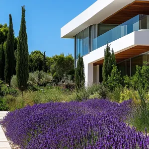 Lush Landscaped Garden With Native Plants