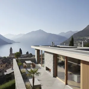 Terrace-Crest Stone Pavilion