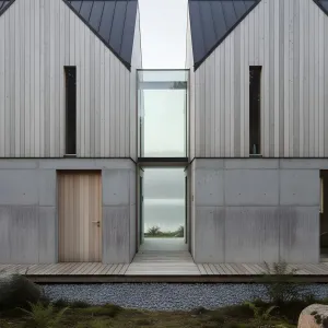 Gabled Glass Spine Retreat