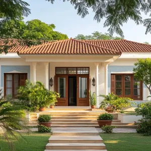 Enchanting Indian Manor in Verdant Paradise
