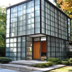 Shimmering Serenity: The Glass Cube Oasis