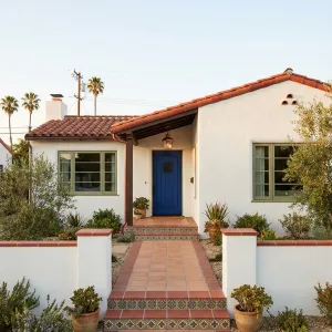 Blue Door Desert Spanish Cottage