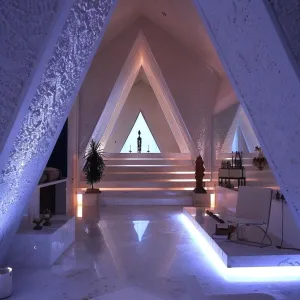 Futuristic A-frame With Smart Home Technology