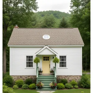 Sunny Cottage with Minty Accents