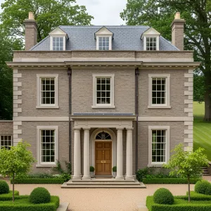 Pillared Perfection Amidst a Lush Retreat