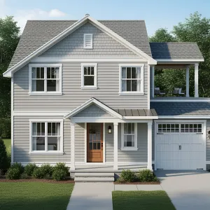 Cozy Gray Gable Getaway