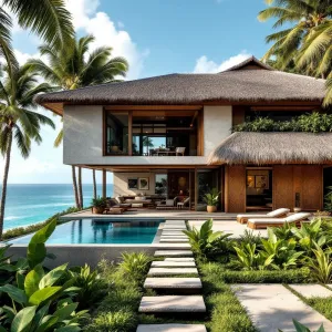 Tropical Zen Oasis by the Sea