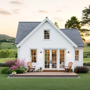 Serene Pastel Cottage Getaway
