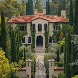 Terracotta Tranquility in Vine-Covered Splendor