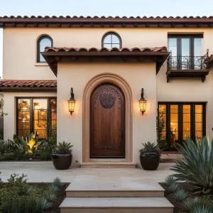 Large, Ornate Entry Doors