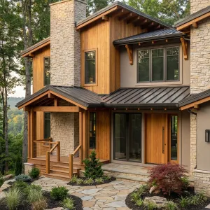 Forest Edge Timberstone Craftsman Cottage