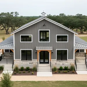 Chic Charcoal Barndo Bungalow