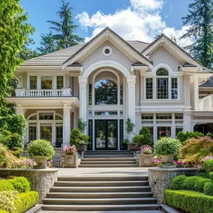 The Pinnacle of White Elegance and Greenery