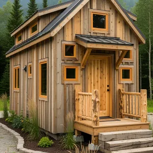 Rustic Perfection: A Tiny Timber Treasure