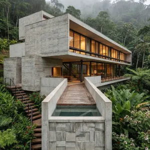 Jungle Bluff Concrete Haven