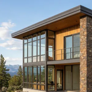 High Desert Glass Ridge House