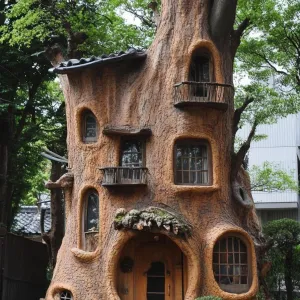 Whimsical Treehouse Dwelling