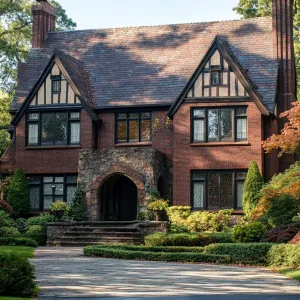 Charming Tudor-Style Suburban House