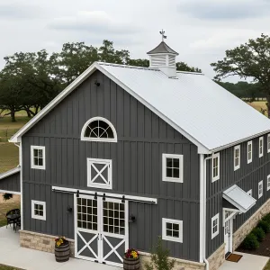 Stormy Gray Barn Villa