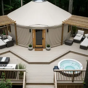 Circular Serenity: The Ultimate Yurt Retreat