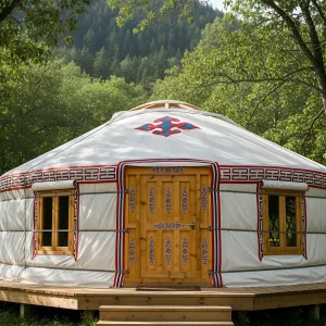 Circular Sanctuary: The Whimsical Wilderness Yurt