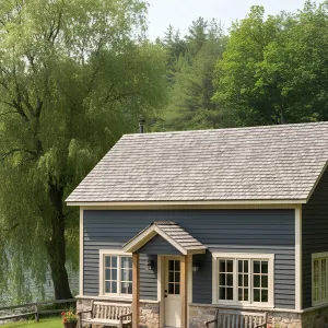 Blue Bliss: The Lakeside Cottage
