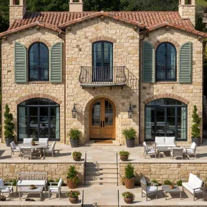 Charming Coastal Chateau with Tuscan Twists
