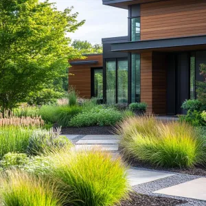 Modern Paradise with Grassy Charm