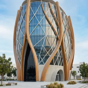 Blooming Timber Lattice Capsule