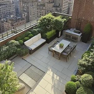 Rooftop Oasis with a City View