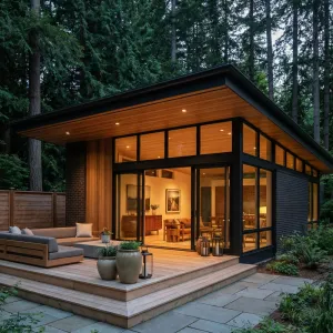 Forestline Glass Cabin Retreat