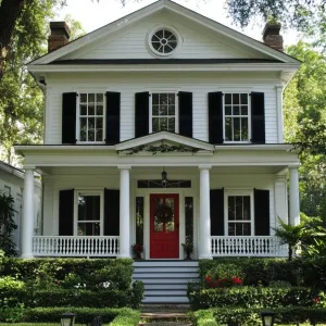 A Southern Smile Through Red and White