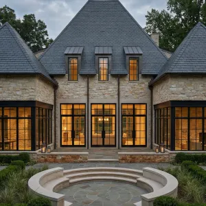 Timeless Chateau Stone Courtyard Retreat