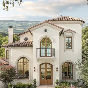 Italianate Exuberance: A Stately Tuscan Vista
