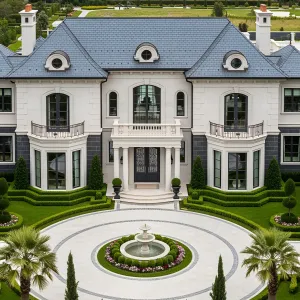 Expansive Elegance Overlooking Azure Waters
