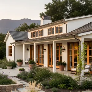 Sunset Stroll Amidst Ranch Splendor