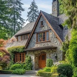 Preview of Rustic Stone Haven With Cozy Eaves