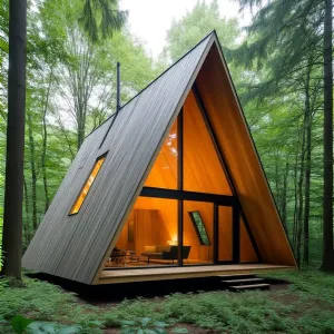 Chic A-Frame Oasis in the Forest