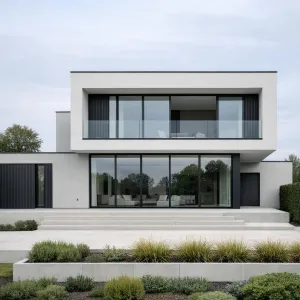 Nordic Horizon Framed Glass Villa