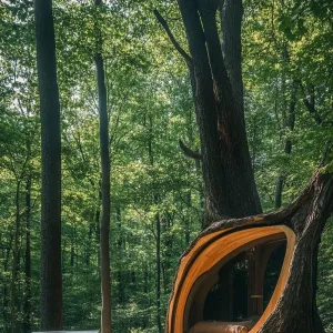 Eco-friendly Tiny Timber Cabin