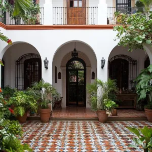 Charming Mexican Courtyard Oasis