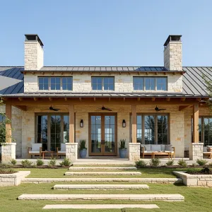Sunny Stone Ranch with a Modern Twist