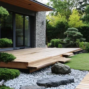 Pebble Pathway: A Step to Zen Delight