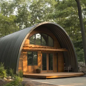 Rounded Haven Amid Leafy Canopy