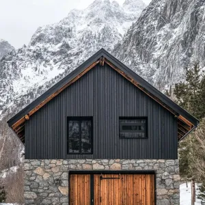 Alpine Haven with a Stone and Timber Charm