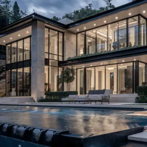Aquatic Elegance Under Starry Skies